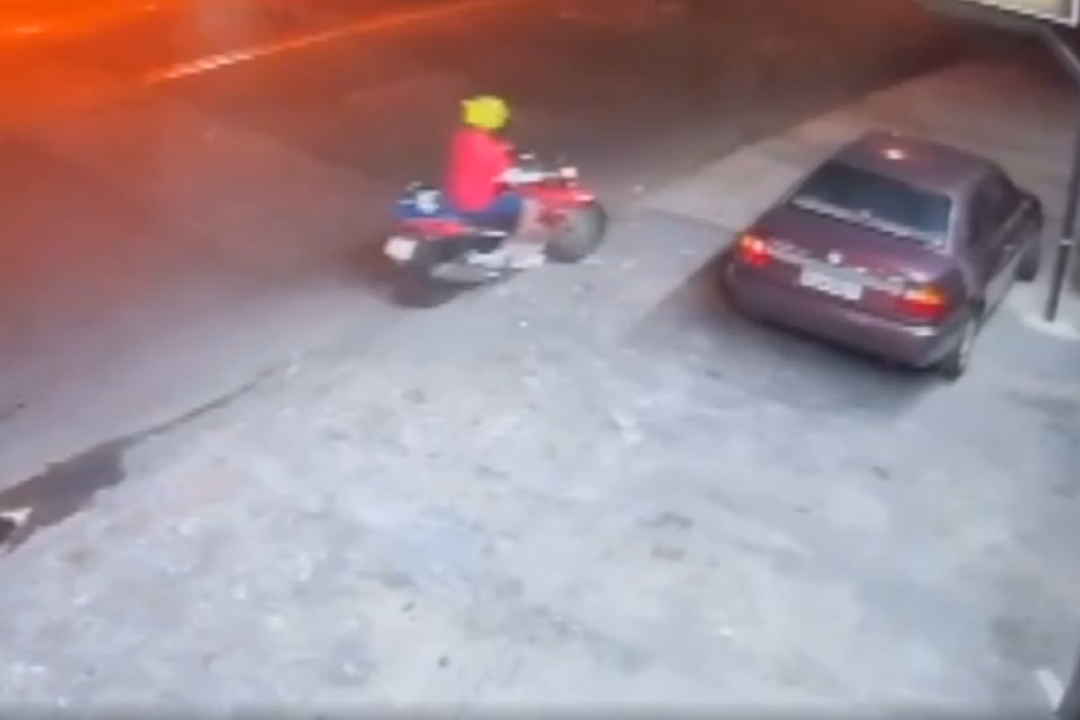 Imagem mostra motociclista que morreu atingido por linha de cerol. Metrópoles