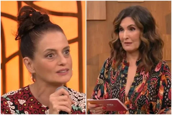 Denise Fraga critica o BBB22 e Fátima Bernardes interrompe a atriz