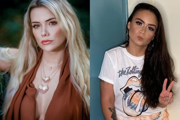 Ex-BBB Marcela e cantora Luiza assumem affair e posam de mãos dadas