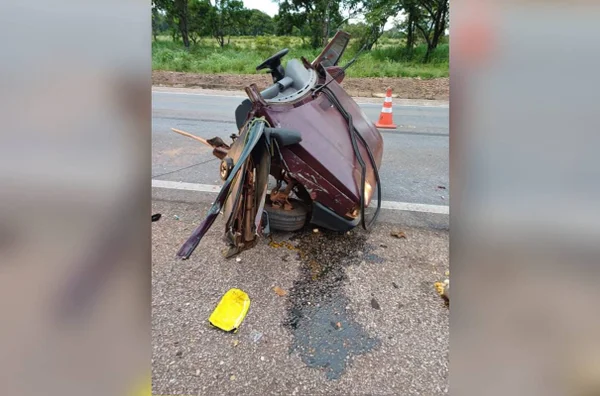 imagem colorida acidente mata duas crianças goias