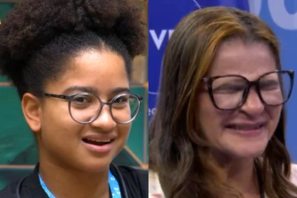 BBB26: veja o momento em que Milena reencontra a mãe