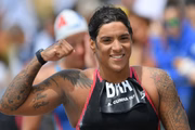 Nadadora vai disputar a prova de maratona aquática.