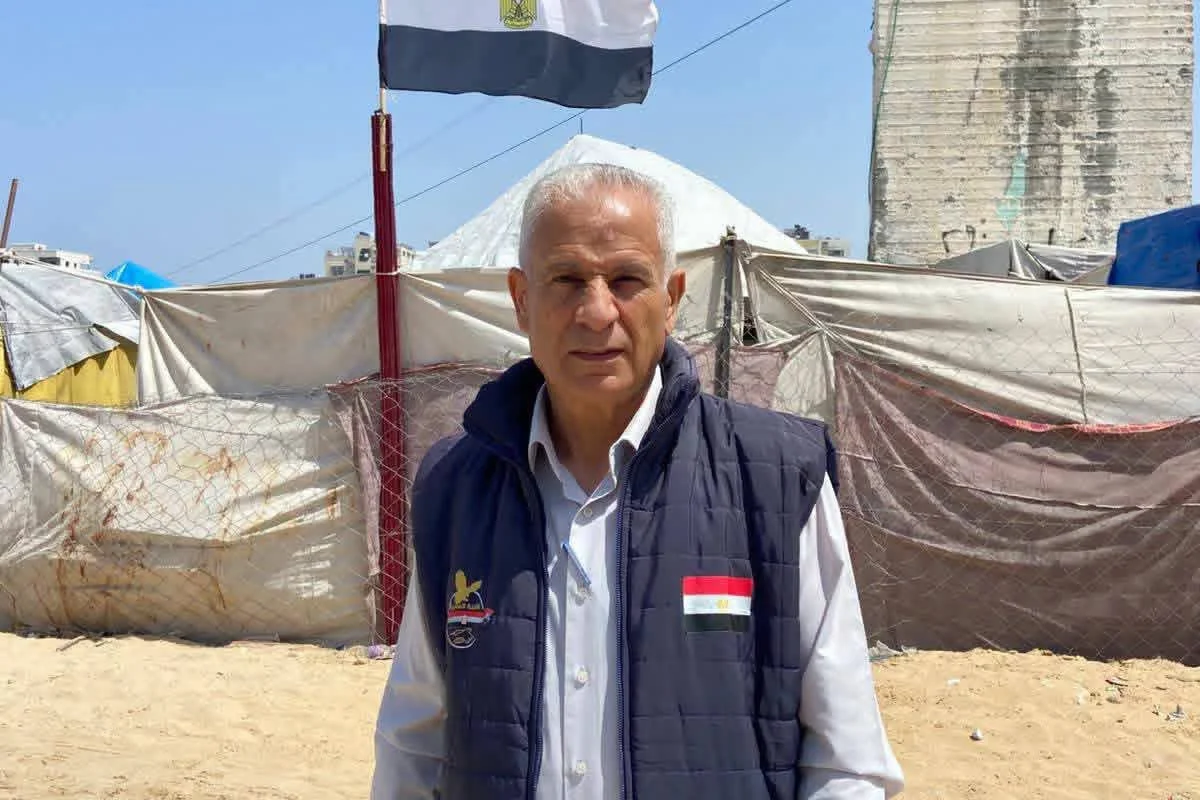 Mohamed al-Wahidi, alto funcionário do Comitê Egípcio em Gaza morreu nessa terça-feira em ataque israelense Mohamed al-Wahidi, alto funcionário do Comitê Egípcio em Gaza morreu nessa terça-feira em ataque israelense