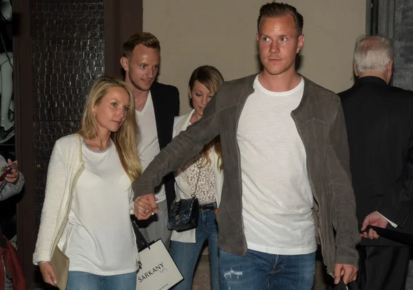 Imagem colorida de Ter Stegen e ex-esposa - metrópoles