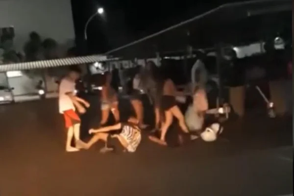 Mãe e filhas presas festa Anápolis