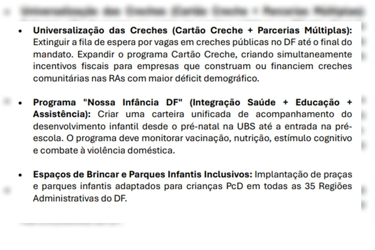 Dois dos 11 candidatos ao GDF não têm propostas para crianças - imagem 1 Dois dos 11 candidatos ao GDF não têm propostas para crianças - imagem 1