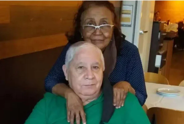 Imagem colorida de Casal de idosos morto no Rio