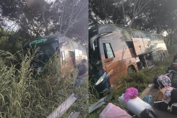 Banda Mastruz com Leite se envolve em acidente de ônibus