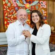 Presidente Lula e a vereadora de SP Luna Zarattini