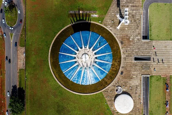 Museu Nacional da República visto de cima