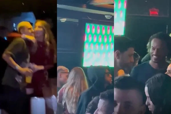 Beijos e disfarce: jogadores do Corinthians são flagrados em balada