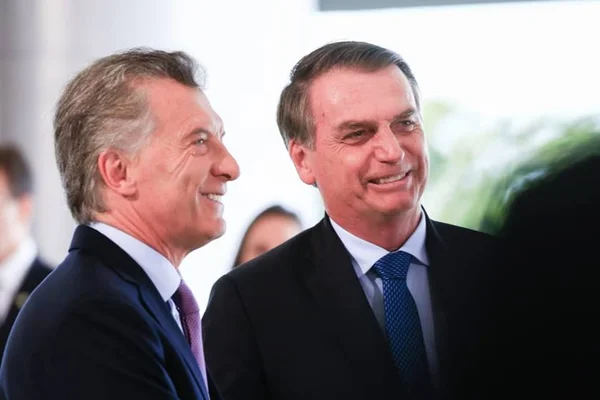 Bolsonaro e Macri: compromisso com Mercosul e posição contra Maduro