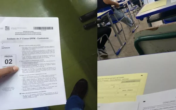 GO: candidatos denunciam fotos feitas durante prova de concurso da PM