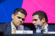 Davi Alcolumbre e Hugo Motta