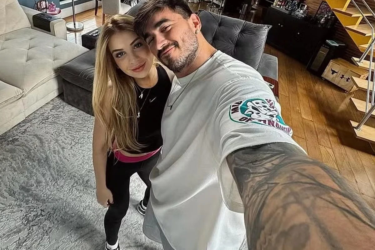 Gui Napolitano e Ana Júlia Ferreira chegaram a morar juntos