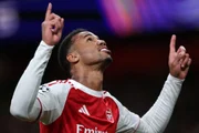 Gabriel Magalhães abriu o placar no jogo para o Arsenal