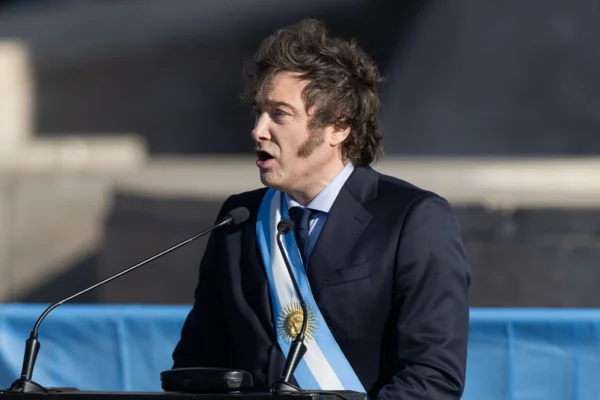 Imagem de Javier Milei, presidente da Argentina - Metrópoles