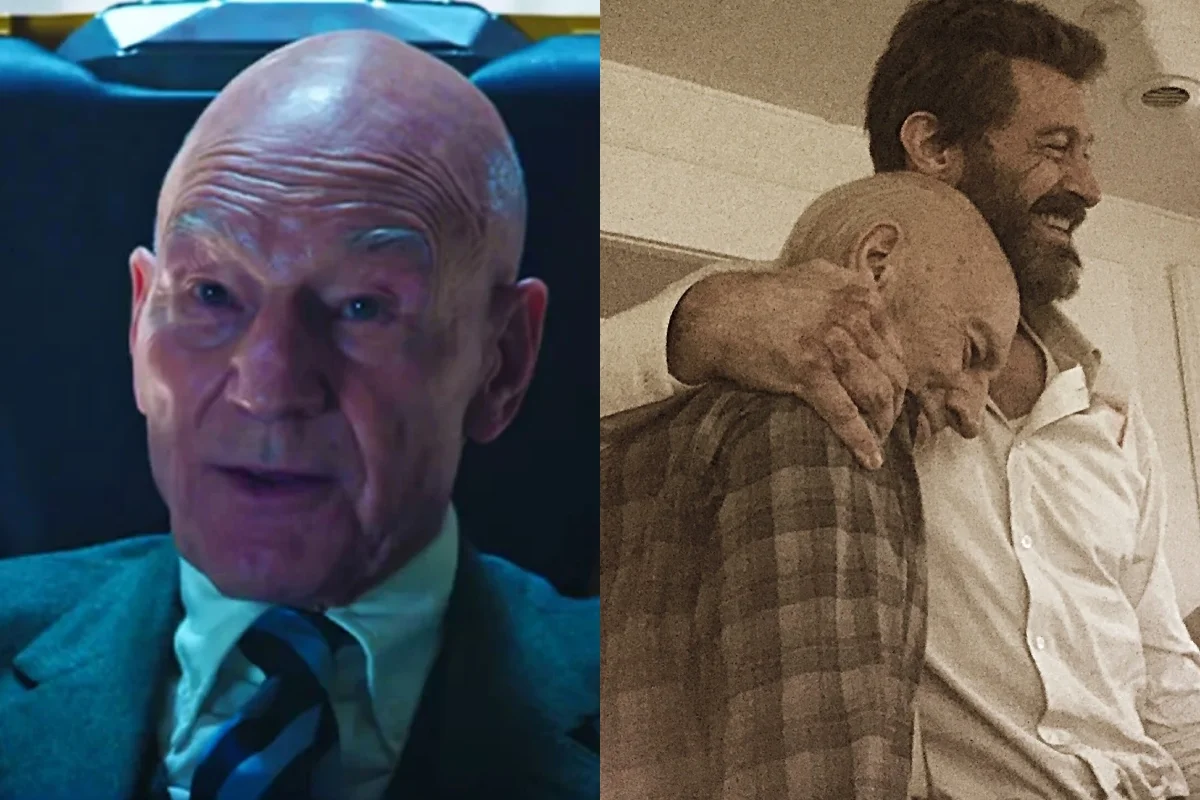 Hugh Jackman e Patrick Stewart Hugh Jackman e Patrick Stewart