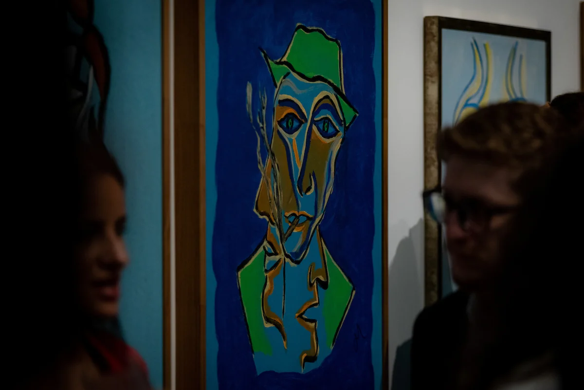 Pintura feita pelo advogado com alma de artista Pintura feita pelo advogado com alma de artista