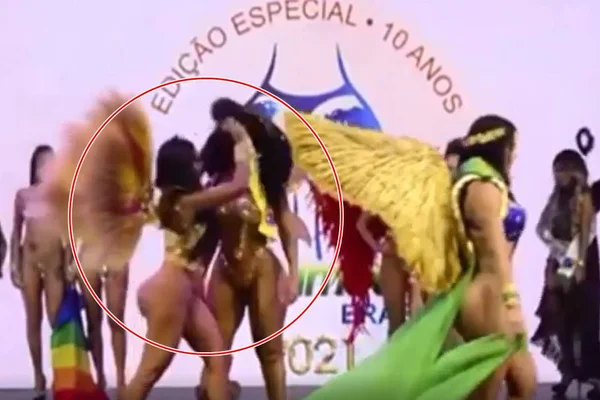 Após perder concurso do Miss Bumbum, candidata arma barraco ao vivo