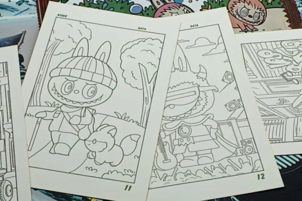 Cards de colorir do Labubu - Metrópoles