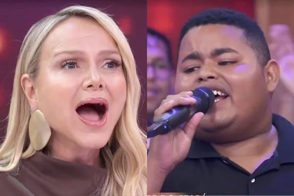 Montagem com fotos de Eliana e Alisson Souza