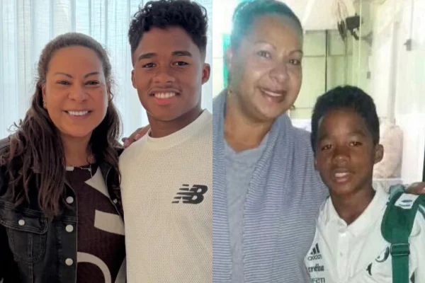 Mãe de Endrick abre álbum de fotos para celebrar 20 anos do jogador
