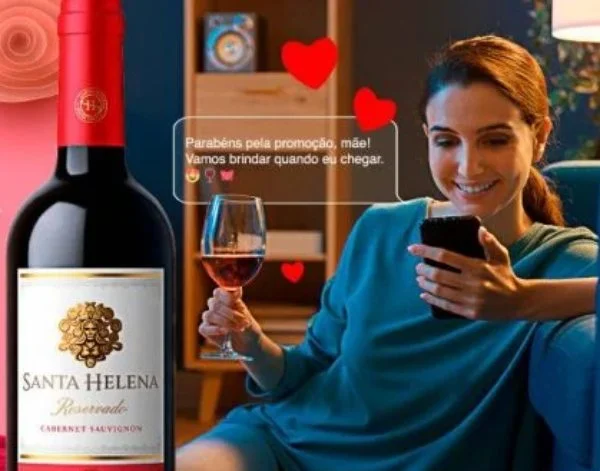 “Mãe nunca está sozinha” é a campanha da marca de vinhos Santa Helena