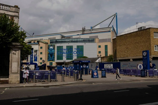 Fachada de Stamford Bridge