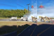 O Corpo de Bombeiros Militar do Distrito Federal (CBMDF) foi acionado para atender a ocorrência às 8h23