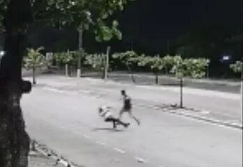 Vídeo mostra DJ sendo esfaqueado