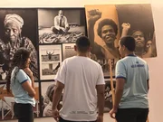 A exposição fica em cartaz até outubro A exposição fica em cartaz até outubro