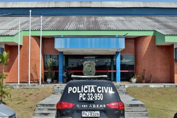 fachada da Polícia Civil do Amazonas