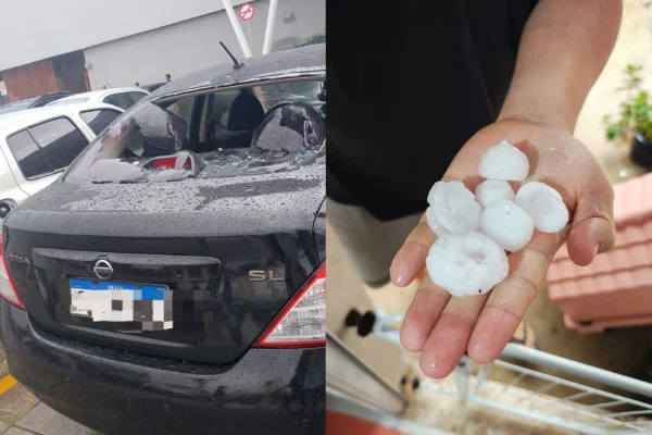 Vídeo: chuva de granizo destrói carros e destelha casas em Cajamar