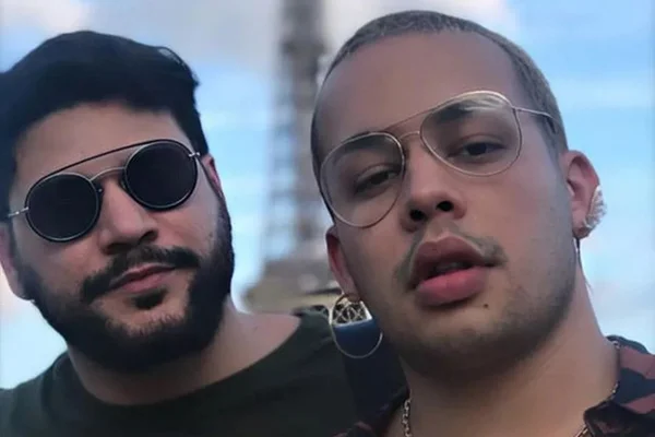 Daniel Garcia, a Gloria Groove, com o marido, Pedro Luís