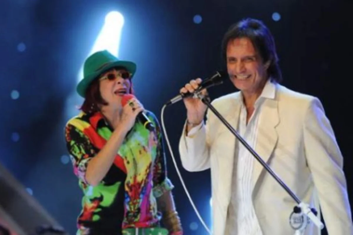 Roberto Carlos e Rita Lee em 2008 Roberto Carlos e Rita Lee em 2008