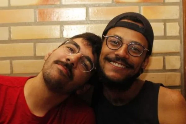 João Luiz e seu namorado, Igor Moreira