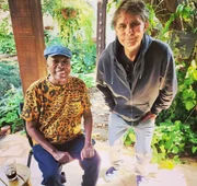 Lô Borges posa ao lado de Milton Nascimento