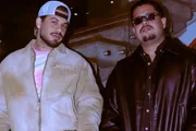Zé Felipe e João Victor fazem pose para as redes sociais