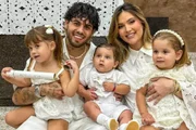 Maria Alice, Zé Felipe, José Leonardo, Virginia Fonseca e Maria Flor.