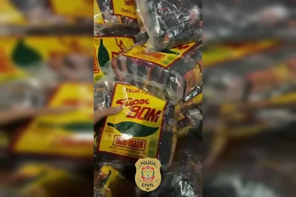 Fumo apreendido pela PCDF