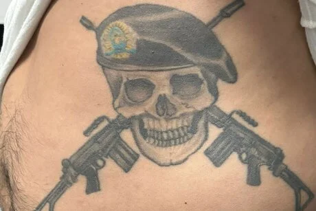 Tatuagem PM preso sequestro SP