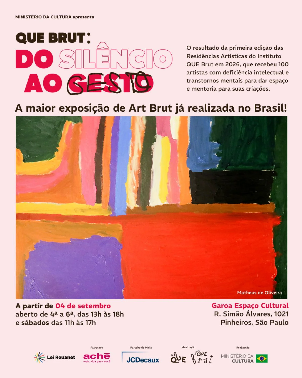 QUE Brut, do silêncio ao gesto QUE Brut, do silêncio ao gesto