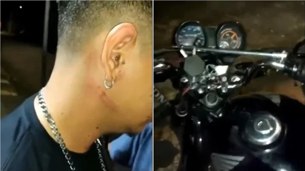 Entregador de BH é agredido e tem moto depredada por buzinar à noite