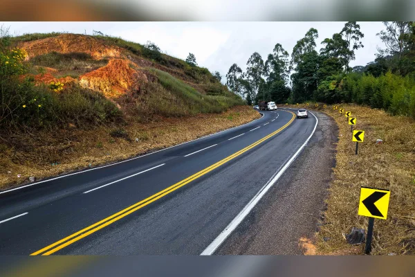 Trecho da 381, em Minas