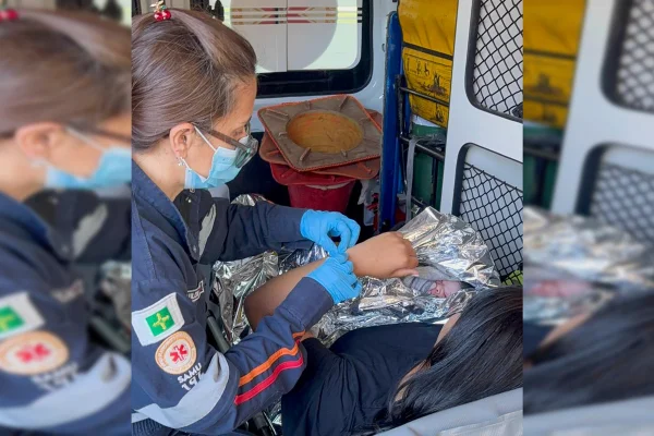 bebê nasce no Eixo Monumental