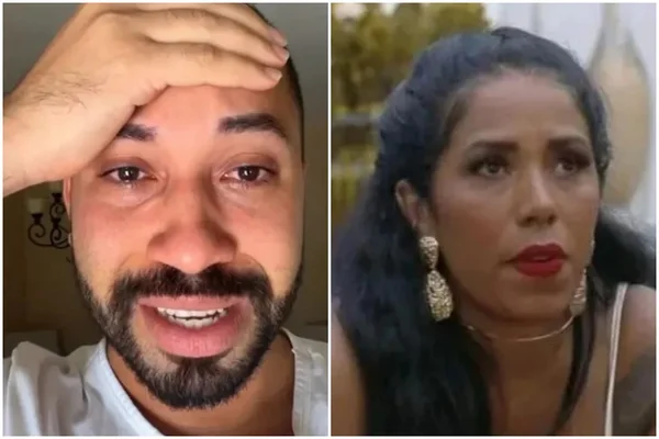 Gil do Vigor chora após irmã ser eliminada de reality show