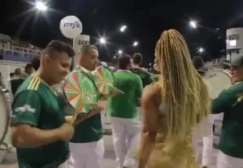 No último fim de semana, ela participou de ensaio no sambódromo do Anhembi, na cidade de São Paulo No último fim de semana, ela participou de ensaio no sambódromo do Anhembi, na cidade de São Paulo