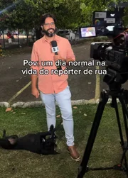 O repórter Lisboa Júnior