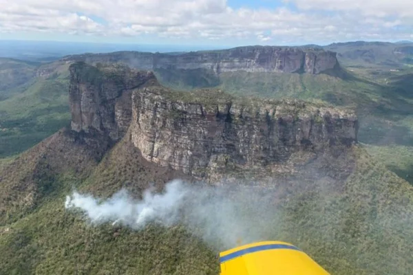 Incêndio volta a atingir a Chapada da Diamantina